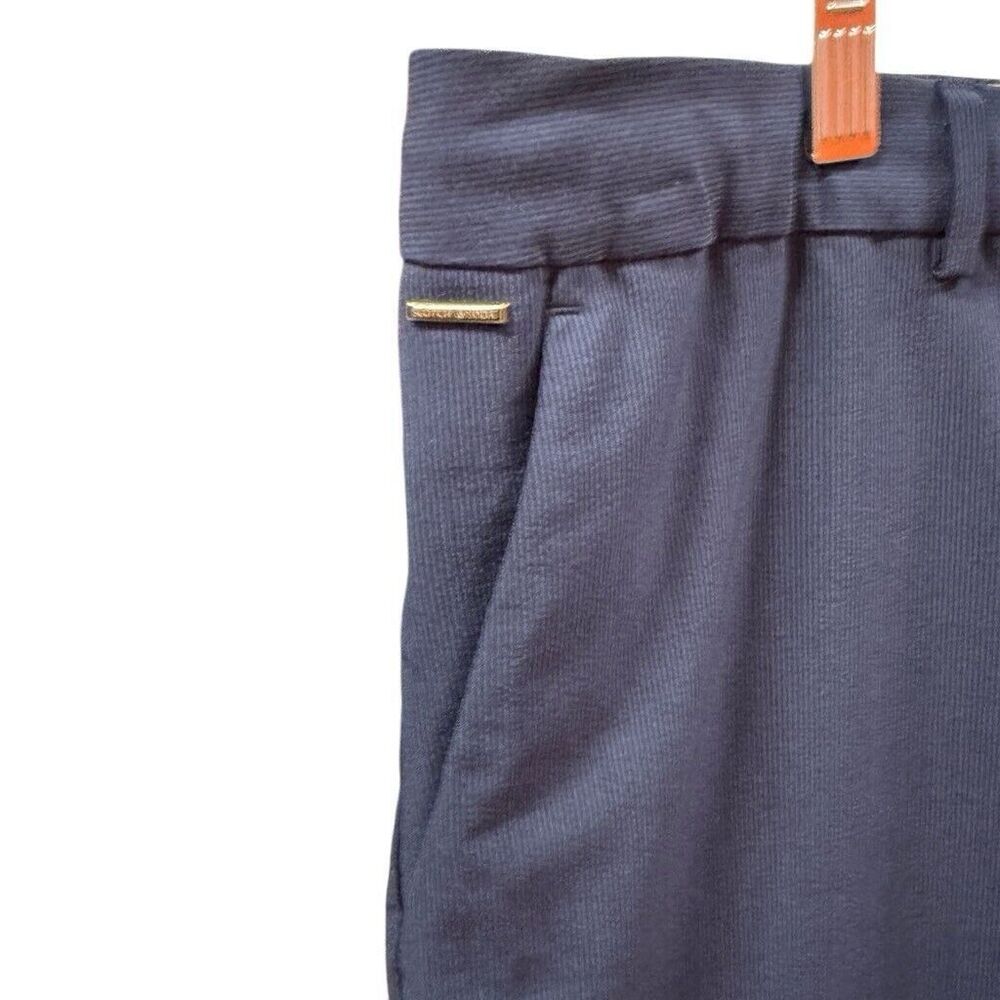 Scotch & Soda Amsterdam Irving Slim Tapered Chino Pant Navy Blue Size 36 x 32 - Picture 3 of 7
